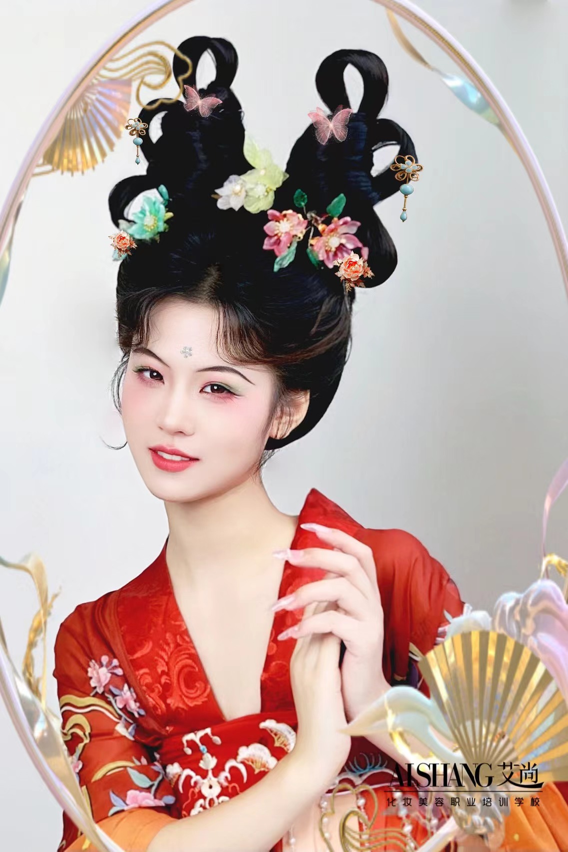 汉服梳妆-灵动唐妆(图4)